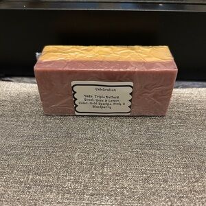 Celebration Triple Butter Soap - Pink & Yellow Delight